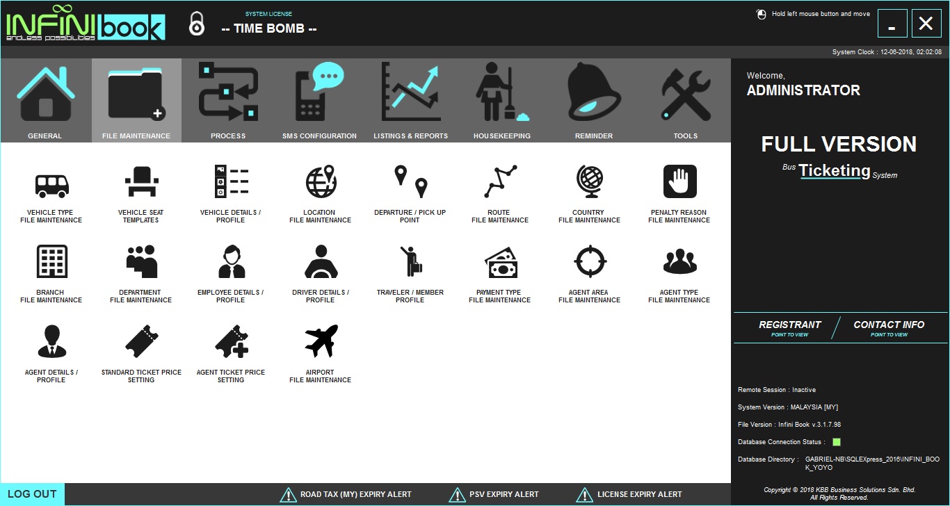 Main Menu